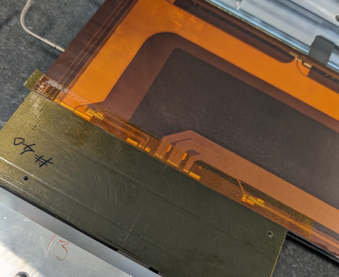 Masking with kapton tape